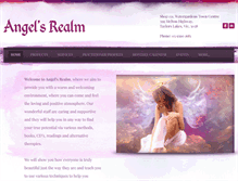 Tablet Screenshot of angelsrealm.com.au